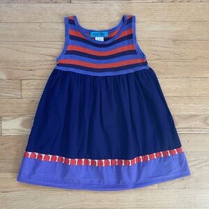 EUC Clemson Tigers Game Day Fan Pattern Color Block Dress